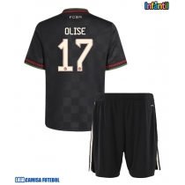 Camisa de Futebol Bayern Munich Michael Olise #17 Equipamento Alternativo Infantil 2025-26 Manga Curta (+ Calças curtas)